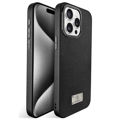 KST DESIGN For iPhone 16 Pro Max Case PC+TPU Phone Cover Cooling Breathable Mesh