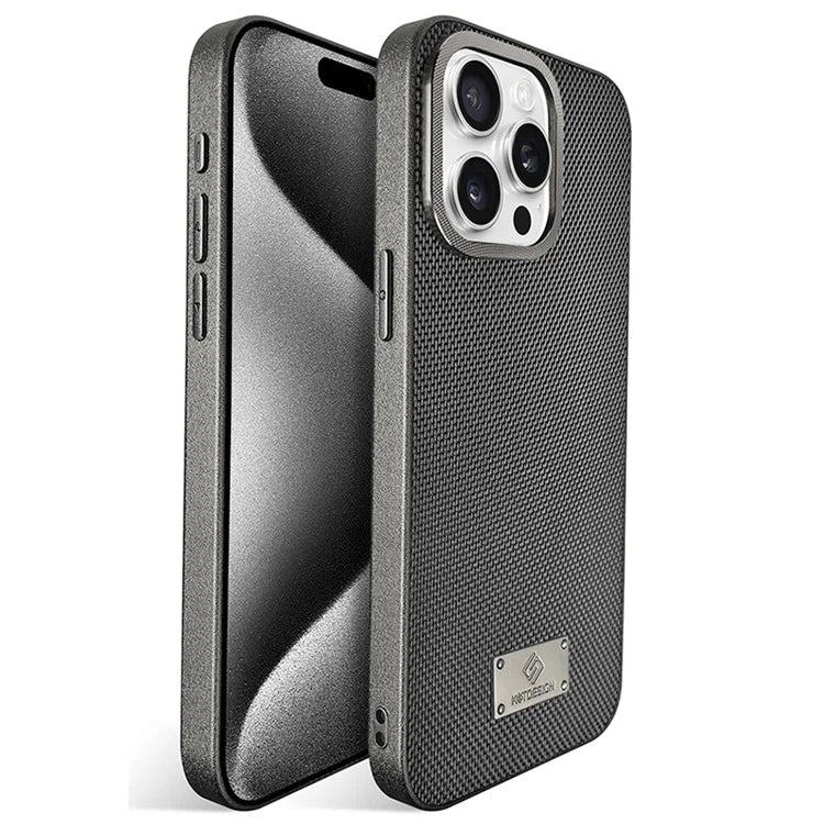 KST DESIGN For iPhone 16 Pro Max Case PC+TPU Phone Cover Cooling Breathable Mesh
