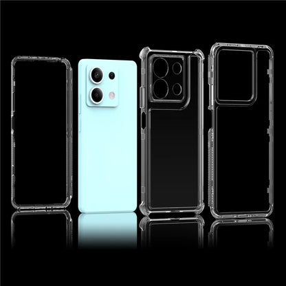 For Xiaomi Redmi Note 13 5G Case Acrylic+TPU Transparent Protective Phone Cover