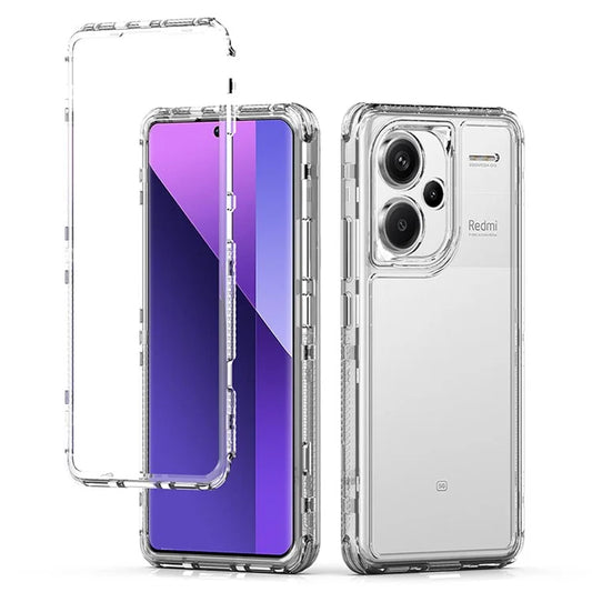 For Xiaomi Redmi Note 13 Pro+ 5G Clear Case Acrylic+TPU Hybrid Phone Cover