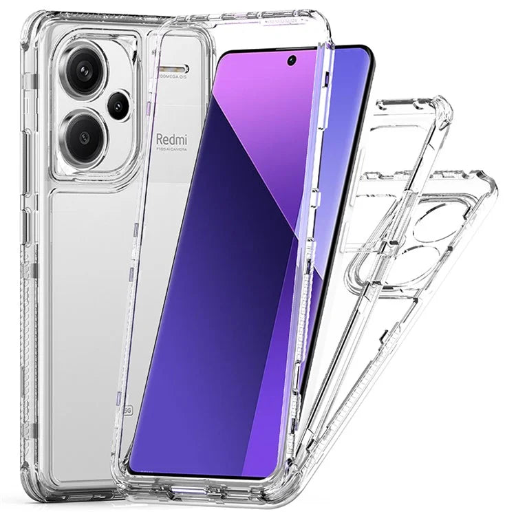 For Xiaomi Redmi Note 13 Pro+ 5G Clear Case Acrylic+TPU Hybrid Phone Cover