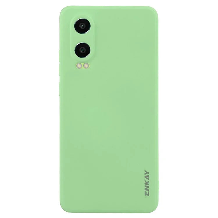 ENKAY HAT PRINCE For Oppo K12x 5G (China) / OnePlus Nord CE4 Lite 5G Case Straight Edge Liquid Silicone Phone Cover