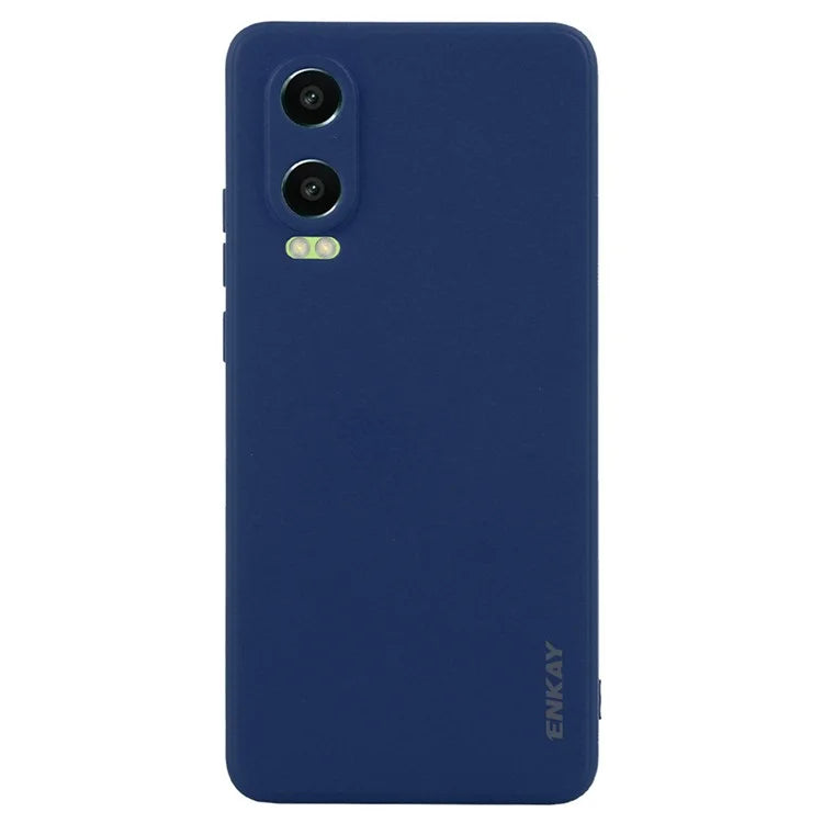 ENKAY HAT PRINCE For Oppo K12x 5G (China) / OnePlus Nord CE4 Lite 5G Case Straight Edge Liquid Silicone Phone Cover