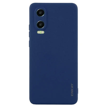 ENKAY HAT PRINCE For Oppo K12x 5G (China) / OnePlus Nord CE4 Lite 5G Case Straight Edge Liquid Silicone Phone Cover