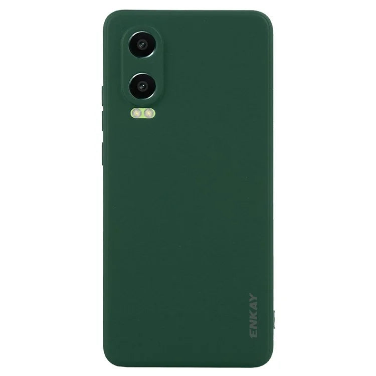ENKAY HAT PRINCE For Oppo K12x 5G (China) / OnePlus Nord CE4 Lite 5G Case Straight Edge Liquid Silicone Phone Cover