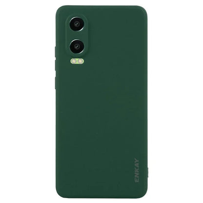 ENKAY HAT PRINCE For Oppo K12x 5G (China) / OnePlus Nord CE4 Lite 5G Case Straight Edge Liquid Silicone Phone Cover