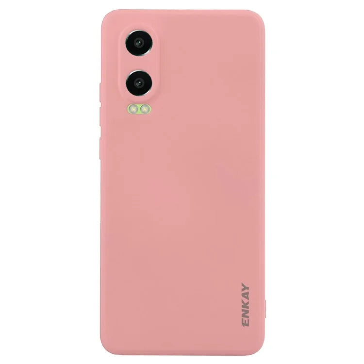 ENKAY HAT PRINCE For Oppo K12x 5G (China) / OnePlus Nord CE4 Lite 5G Case Straight Edge Liquid Silicone Phone Cover