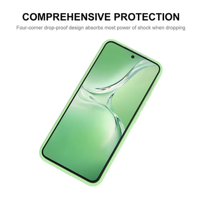 ENKAY HAT PRINCE For Oppo K12x 5G (China) / OnePlus Nord CE4 Lite 5G Case Straight Edge Liquid Silicone Phone Cover