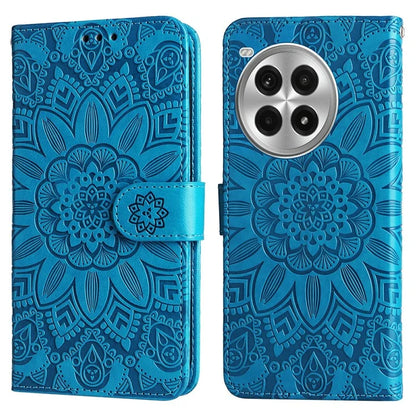 For OnePlus Ace 3 Pro 5G Case PU Leather Flip Phone Cover Sunflower Pattern