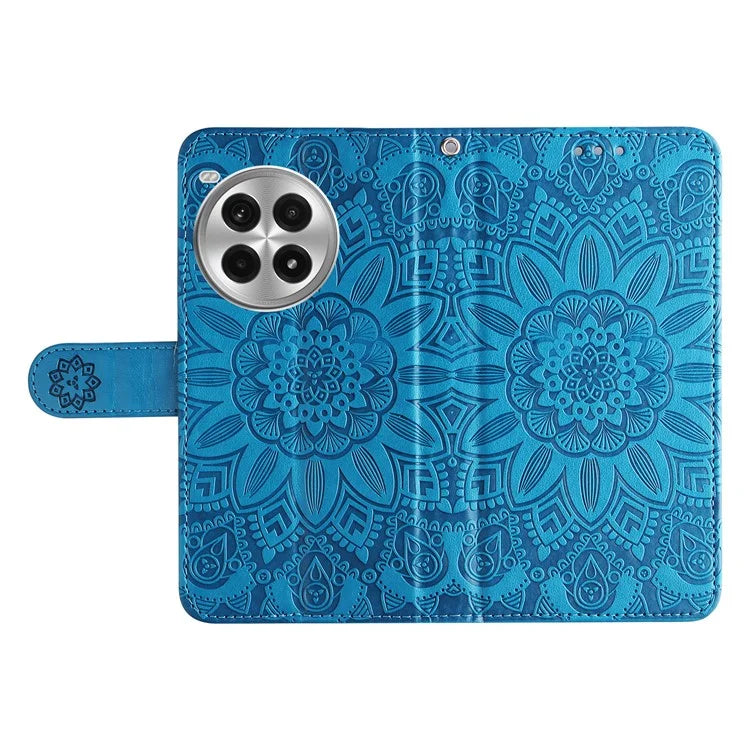 For OnePlus Ace 3 Pro 5G Case PU Leather Flip Phone Cover Sunflower Pattern