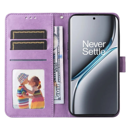 For OnePlus Ace 3 Pro 5G Case PU Leather Flip Phone Cover Sunflower Pattern