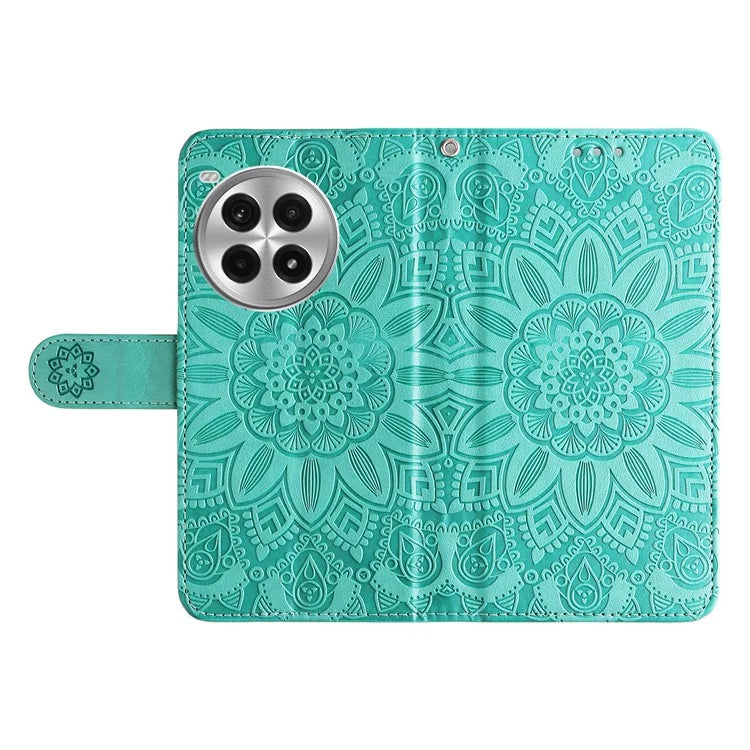 For OnePlus Ace 3 Pro 5G Case PU Leather Flip Phone Cover Sunflower Pattern