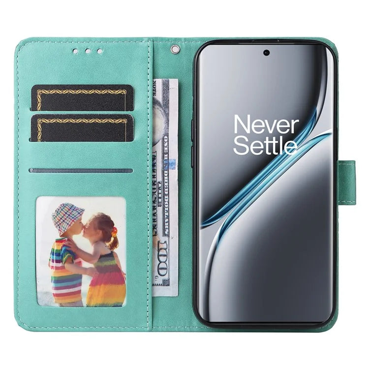 For OnePlus Ace 3 Pro 5G Case PU Leather Flip Phone Cover Sunflower Pattern