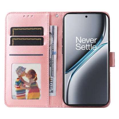 For OnePlus Ace 3 Pro 5G Case PU Leather Flip Phone Cover Sunflower Pattern