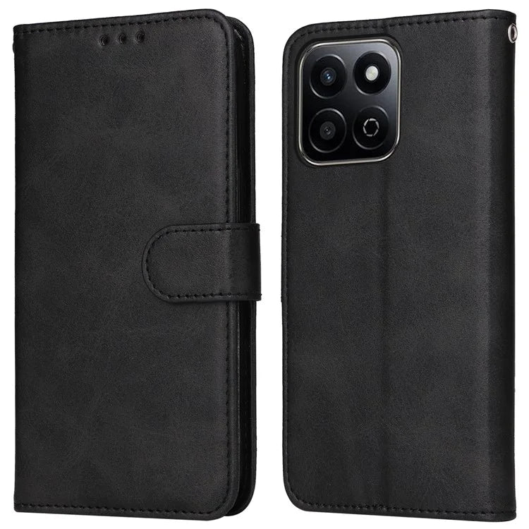 For Honor Play 60 Plus 5G Case Calf Texture Leather Phone Wallet Cover