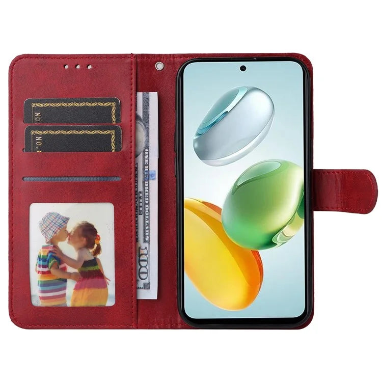 For Honor Play 60 Plus 5G Case Calf Texture Leather Phone Wallet Cover