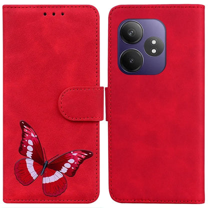 For Realme GT Neo6 SE 5G / GT 6 5G / 6T 5G / Neo6 5G Case PU Leather Stand Phone Cover Butterfly Printed