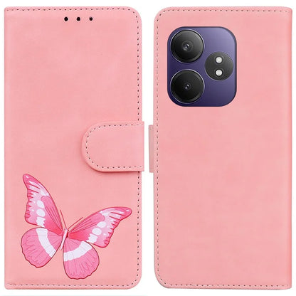 For Realme GT Neo6 SE 5G / GT 6 5G / 6T 5G / Neo6 5G Case PU Leather Stand Phone Cover Butterfly Printed