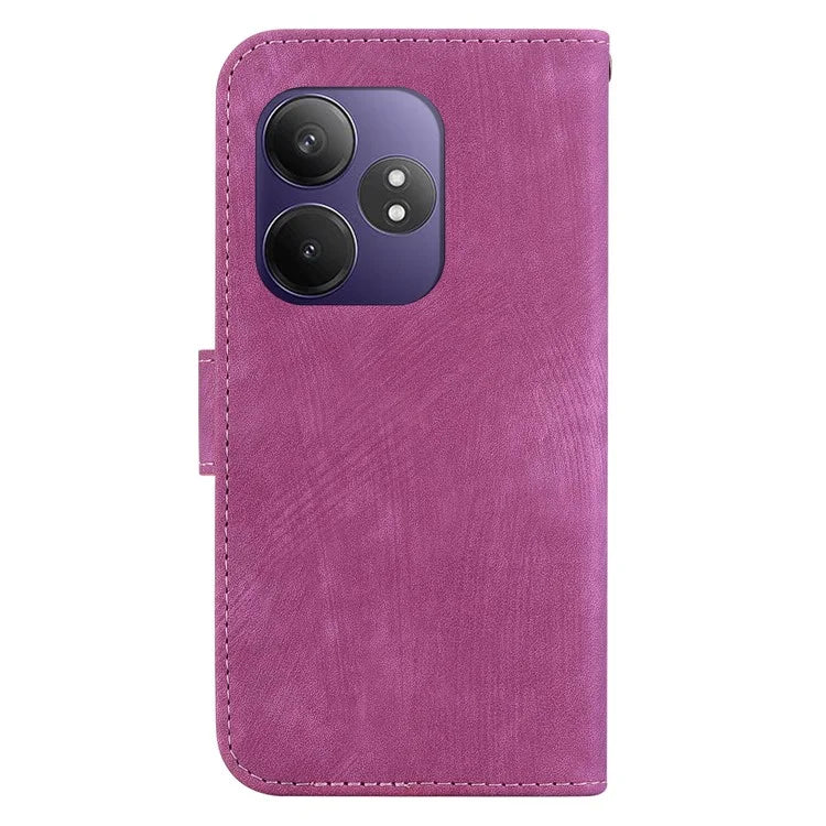 For Realme GT Neo6 SE 5G / GT 6 5G / 6T 5G / Neo6 5G Wallet Case Tiger Imprint Leather Protective Phone Cover