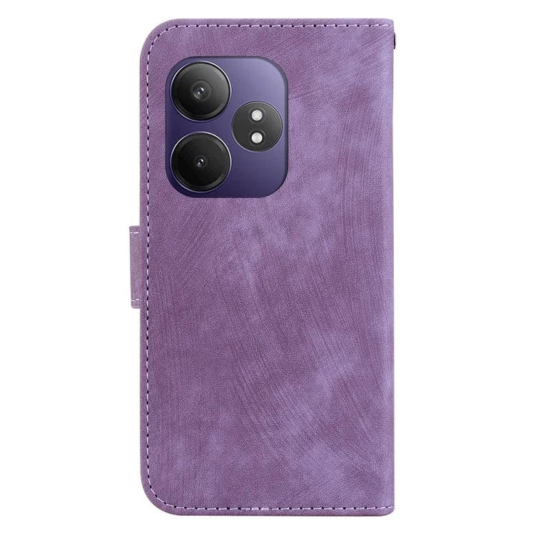 For Realme GT Neo6 SE 5G / GT 6 5G / 6T 5G / Neo6 5G Wallet Case Tiger Imprint Leather Protective Phone Cover