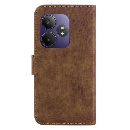 For Realme GT Neo6 SE 5G / GT 6 5G / 6T 5G / Neo6 5G Wallet Case Tiger Imprint Leather Protective Phone Cover