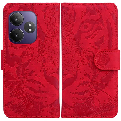 For Realme GT Neo6 SE 5G / Neo6 5G / 6T 5G / 6 5G Wallet Phone Case Tiger Imprint Leather Folio Flip Cover