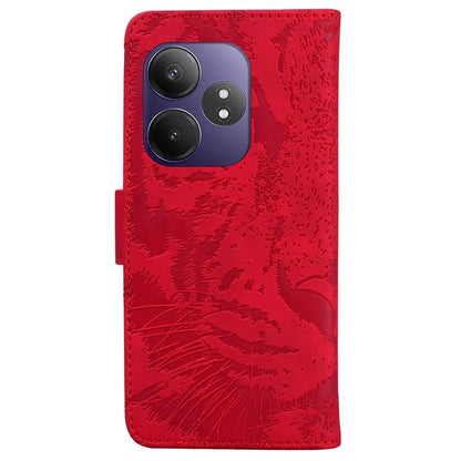 For Realme GT Neo6 SE 5G / Neo6 5G / 6T 5G / 6 5G Wallet Phone Case Tiger Imprint Leather Folio Flip Cover