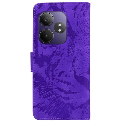 For Realme GT Neo6 SE 5G / Neo6 5G / 6T 5G / 6 5G Wallet Phone Case Tiger Imprint Leather Folio Flip Cover