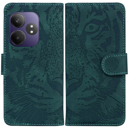 For Realme GT Neo6 SE 5G / Neo6 5G / 6T 5G / 6 5G Wallet Phone Case Tiger Imprint Leather Folio Flip Cover