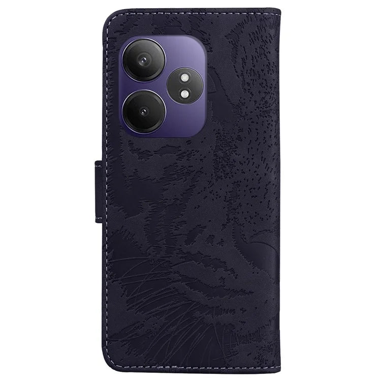 For Realme GT Neo6 SE 5G / Neo6 5G / 6T 5G / 6 5G Wallet Phone Case Tiger Imprint Leather Folio Flip Cover