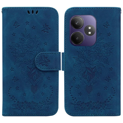 For Realme GT Neo6 SE 5G / Neo6 5G / 6T 5G / 6 5G Case PU Leather Wallet Phone Cover Butterfly Flower Imprint