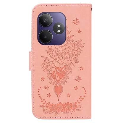 For Realme GT Neo6 SE 5G / Neo6 5G / 6T 5G / 6 5G Case PU Leather Wallet Phone Cover Butterfly Flower Imprint
