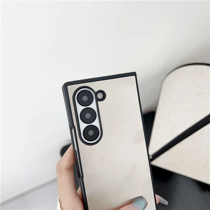 For Samsung Galaxy Z Fold6 5G Case Anti-Drop Stainless Steel + PC Protective Phone Cover