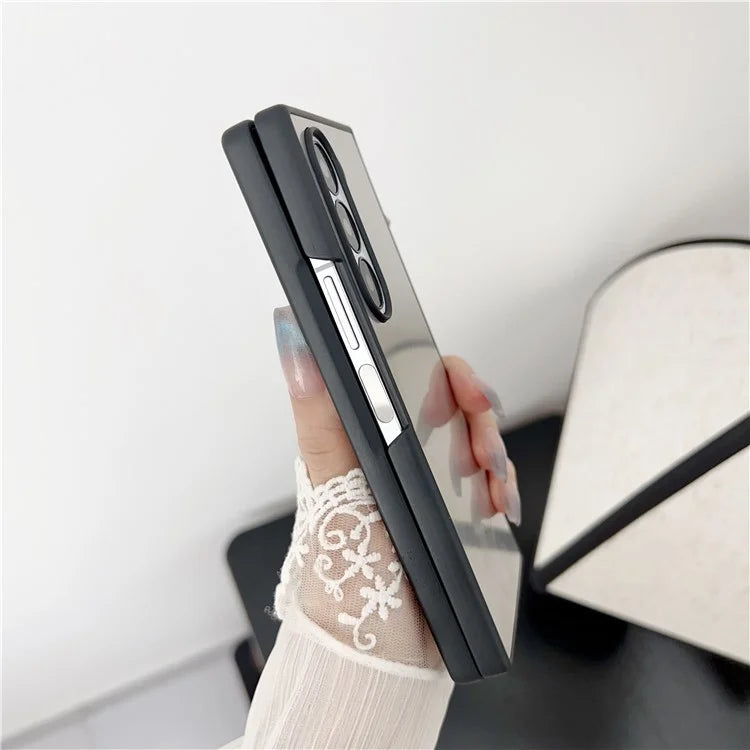 For Samsung Galaxy Z Fold6 5G Case Anti-Drop Stainless Steel + PC Protective Phone Cover