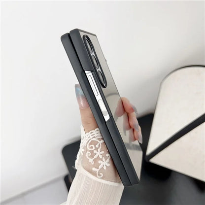 For Samsung Galaxy Z Fold6 5G Case Anti-Drop Stainless Steel + PC Protective Phone Cover