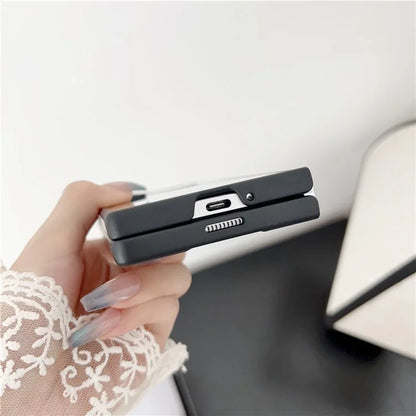 For Samsung Galaxy Z Fold6 5G Case Anti-Drop Stainless Steel + PC Protective Phone Cover