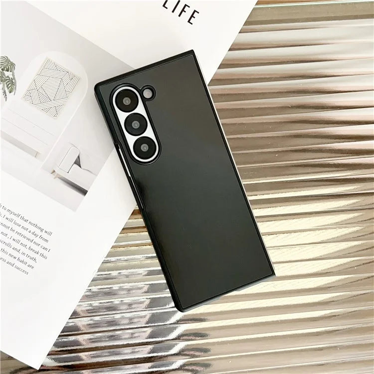 For Samsung Galaxy Z Fold6 5G Case Anti-Drop Stainless Steel + PC Protective Phone Cover