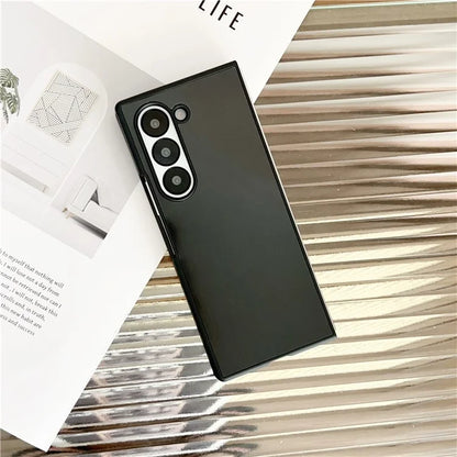 For Samsung Galaxy Z Fold6 5G Case Anti-Drop Stainless Steel + PC Protective Phone Cover