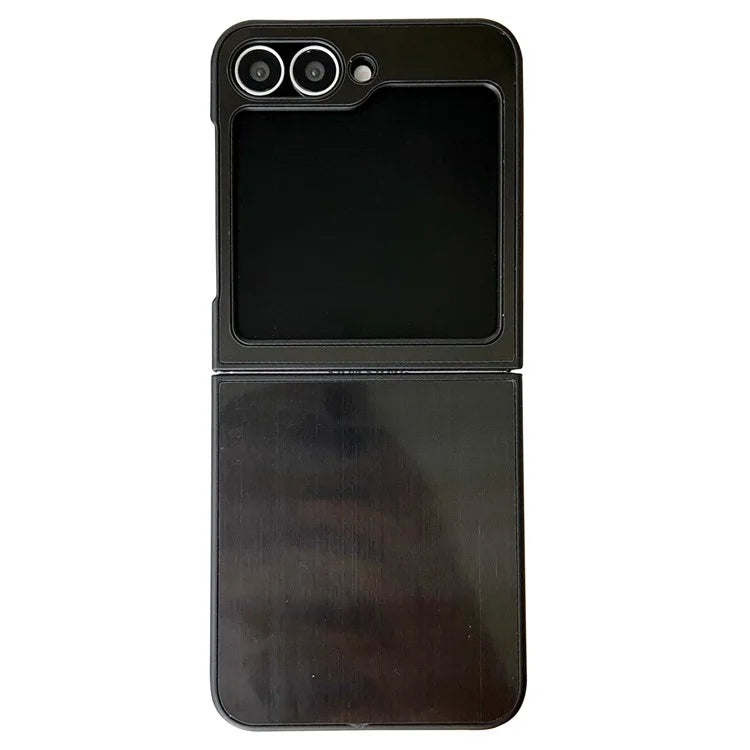 For Samsung Galaxy Z Flip6 5G Case Protective Stainless Steel + PC Phone Cover