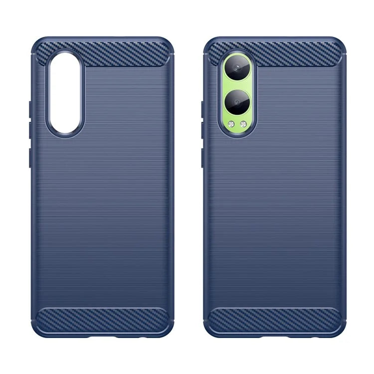For Oppo K12x 5G (China) / OnePlus Nord CE4 Lite 5G Case Brushed TPU Phone Cover Carbon Fiber Texture