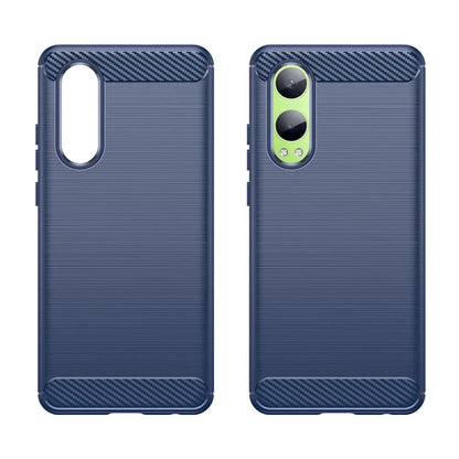 For Oppo K12x 5G (China) / OnePlus Nord CE4 Lite 5G Case Brushed TPU Phone Cover Carbon Fiber Texture