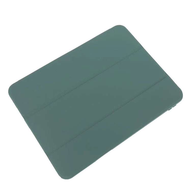 For iPad Pro 11 (2024) Protective Case PU Leather Tri-Fold Stand Tablet Cover