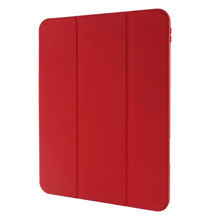 For iPad Pro 11 (2024) Protective Case PU Leather Tri-Fold Stand Tablet Cover