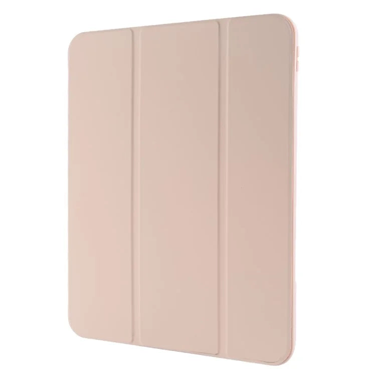 For iPad Pro 11 (2024) Protective Case PU Leather Tri-Fold Stand Tablet Cover