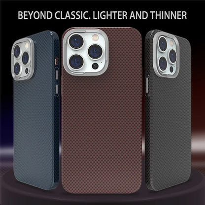For iPhone 15 Pro Max Case Compatible with MagSafe Hard PC Phone Cover Carbon Fiber Pattern