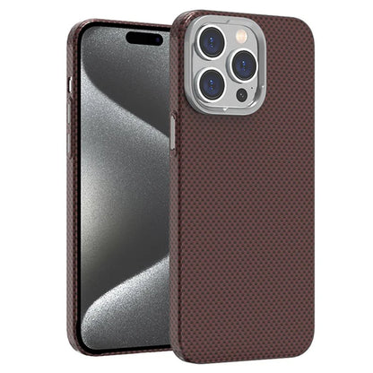 For iPhone 15 Pro Max Case Compatible with MagSafe Hard PC Phone Cover Carbon Fiber Pattern