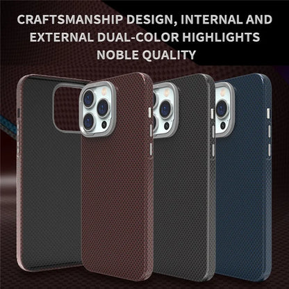 For iPhone 15 Pro Max Case Compatible with MagSafe Hard PC Phone Cover Carbon Fiber Pattern