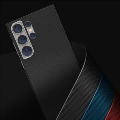 For Samsung Galaxy S24 Ultra Case Compatible with MagSafe Carbon Fiber Pattern Hard PC Phone Cover