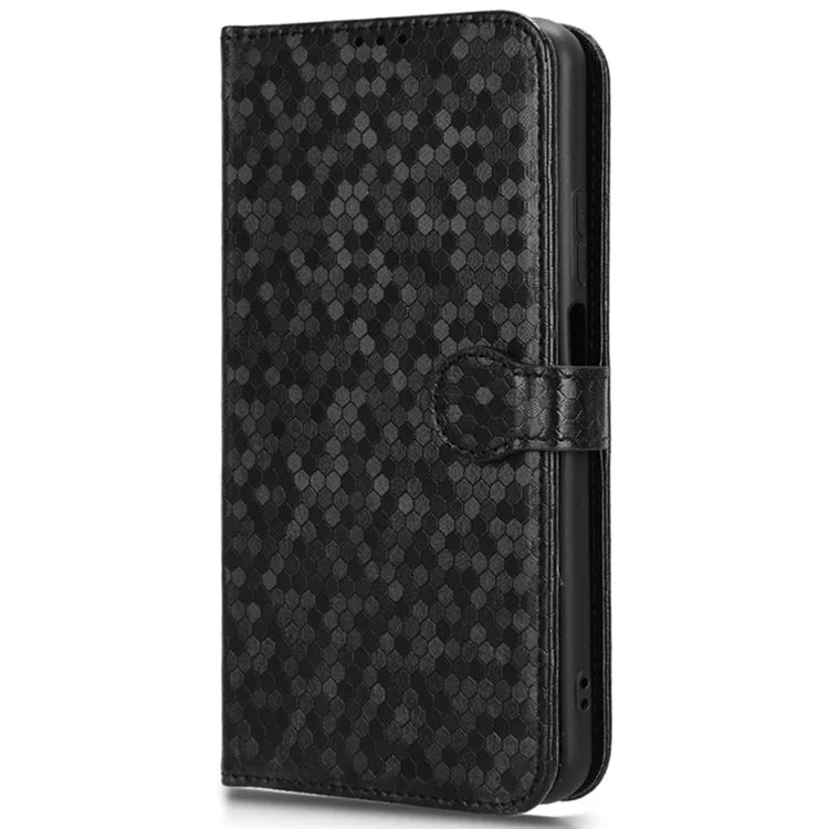 For BLU View 5 Pro Wallet Case Dot Pattern Imprint PU Leather Phone Cover