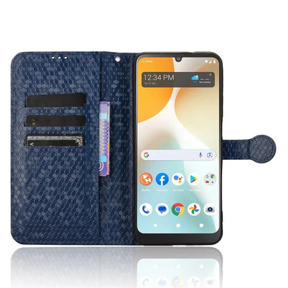 For BLU View 5 Pro Wallet Case Dot Pattern Imprint PU Leather Phone Cover